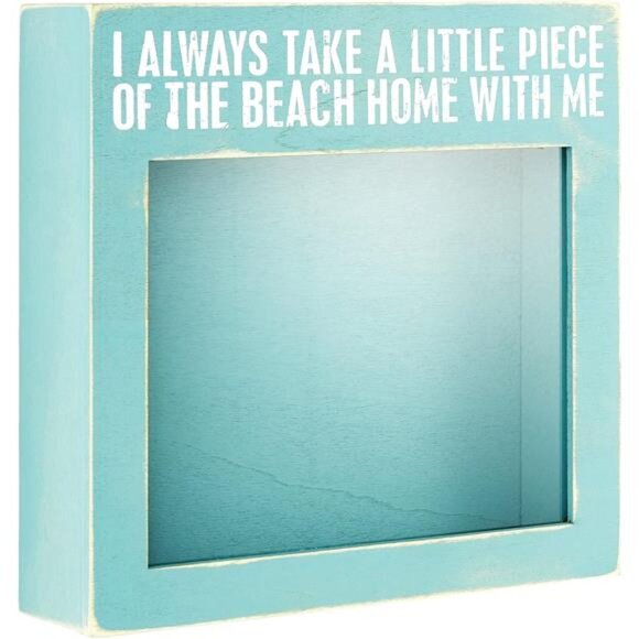 Primitives by Kathy Seashell Holder - Coastal Decor, Glass Display - Picture 5 of 6